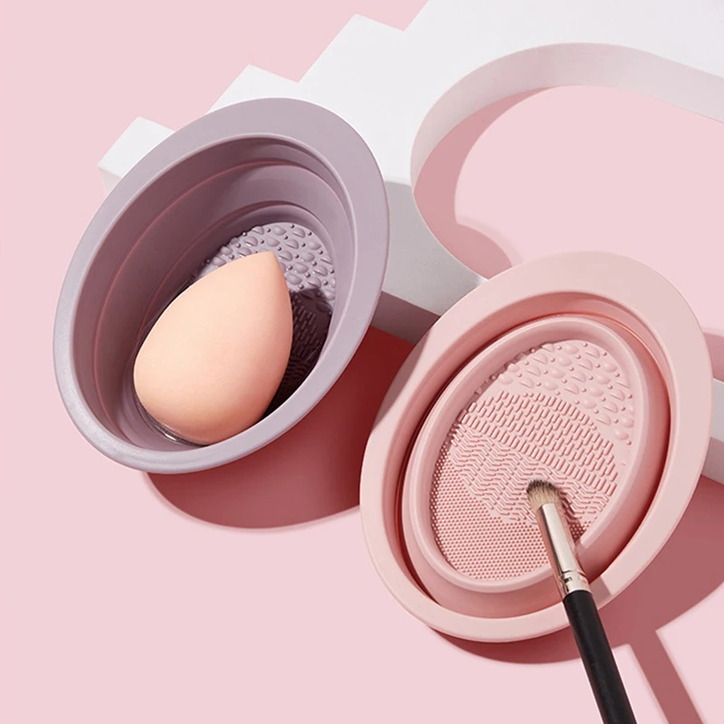 Beauty And Makeup Quotes - Silikonowa miseczka do czyszczenia pędzli do