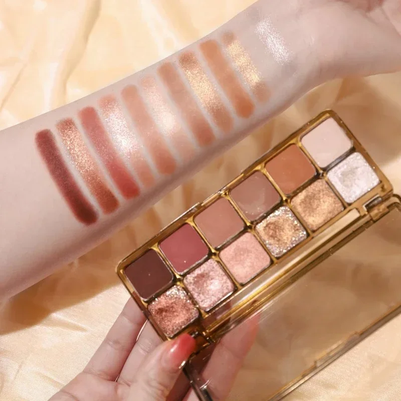 Beauty Makeup Eyeshadow Palette - 12-kolorowa brokatowa paleta cieni do powiek