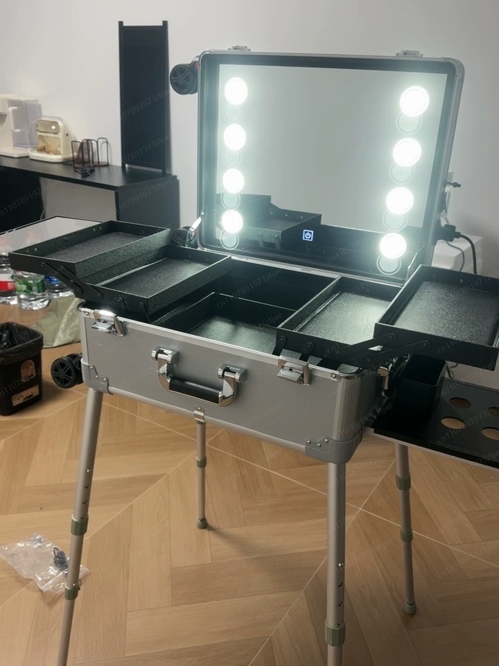 Beauty Makeup Table - Walizka na kółkach 22 cale z