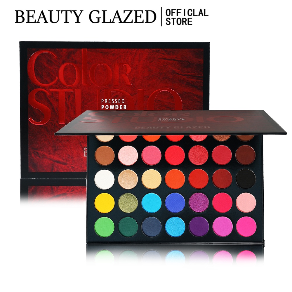 Beauty Makeup Eyeshadow Palette - BEAUTY GLAZED Palette Eyeshadow 35 Colors