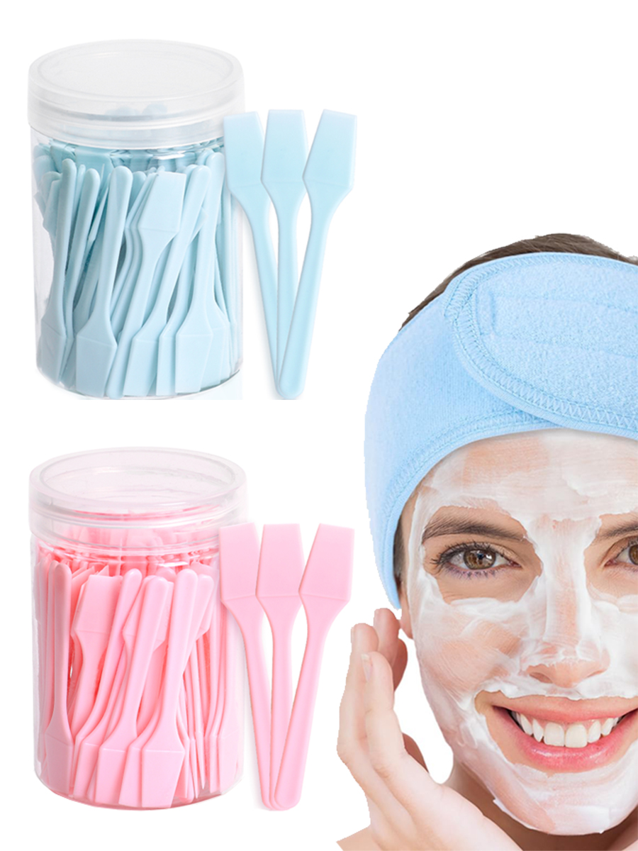 Beauty Makeup Cream - 100-częściowe szpatułki kosmetyczne miarka kremowa do