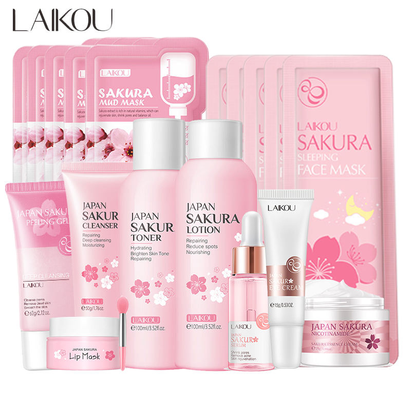 Beauty Makeup Cream - Sakura Facial Cleaner Korean Face Serum