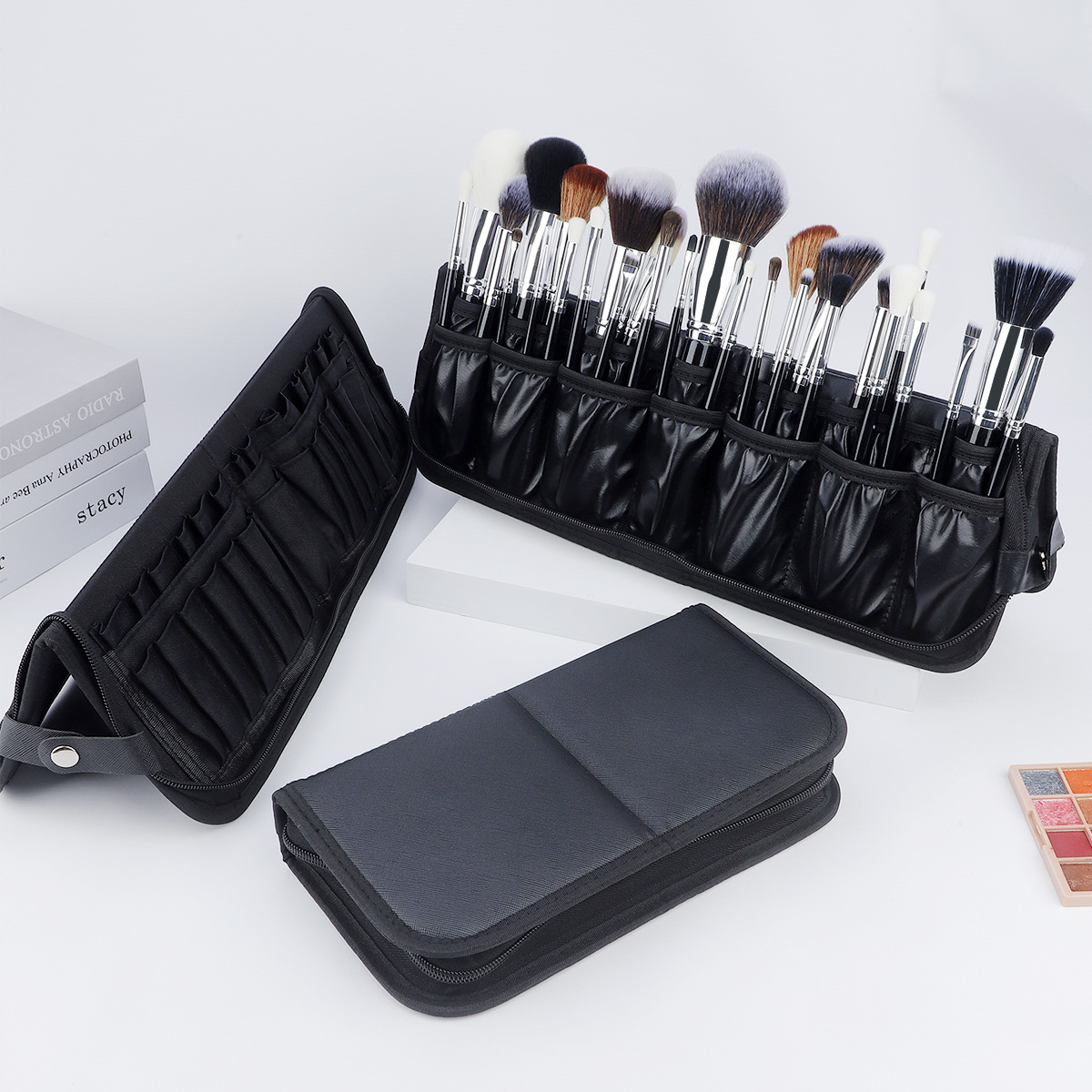 Duża, czarna, składana kosmety – Beauty And Makeup Quotes recenzja i cena