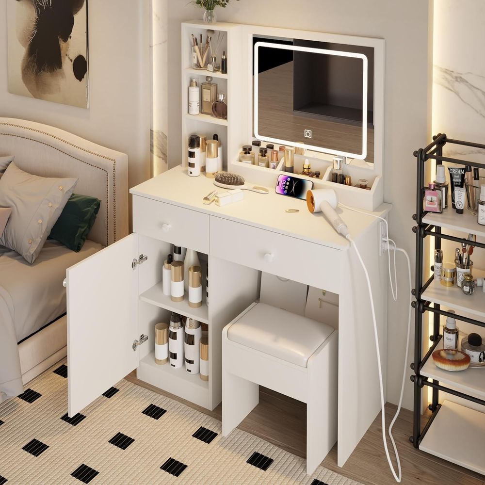Zestaw toaletki z lustrem, duż – Beauty Makeup Outlet recenzja i cena