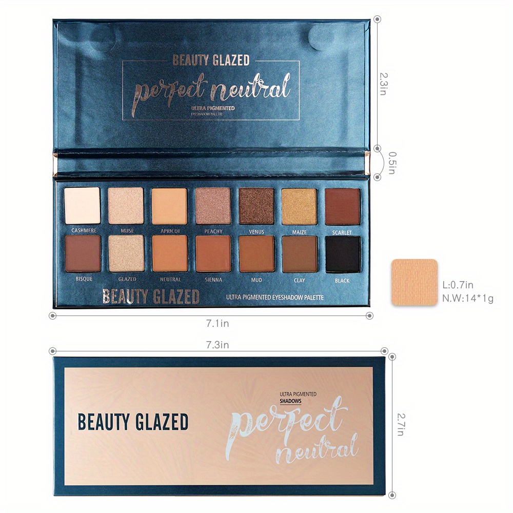 BEAUTY GLAZED 14 paleta koloro – Beauty Makeup Eyeshadow Palette recenzja i cena
