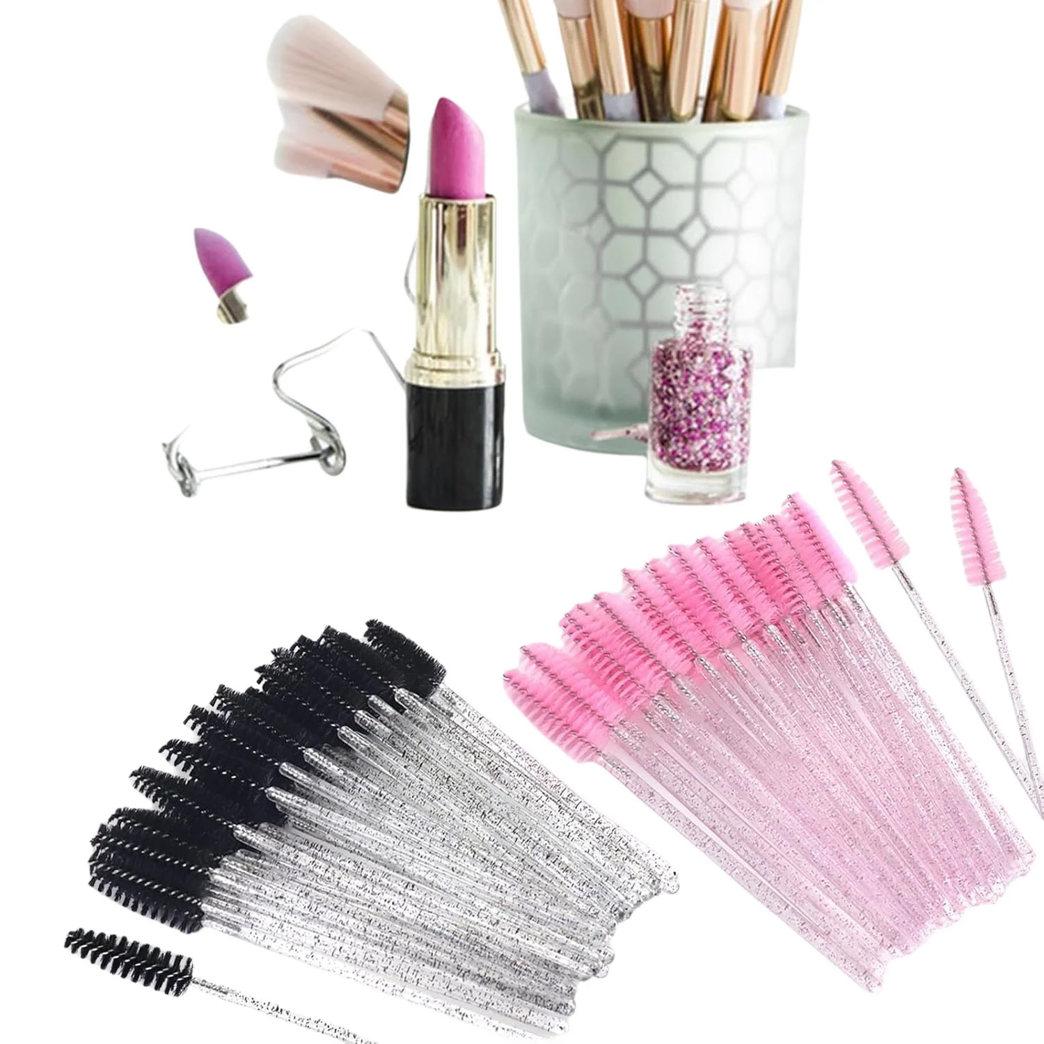 500 szt. Szczoteczki do rzęs,  – Beauty And Makeup Quotes recenzja i cena