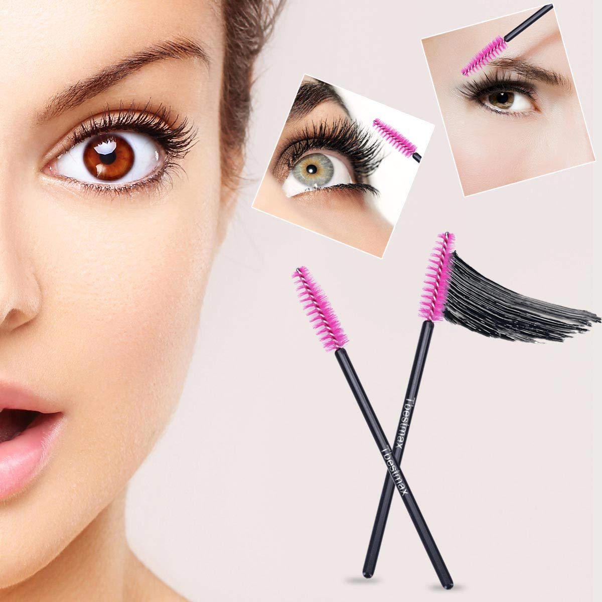 500 szt. Szczoteczki do rzęs,  – Beauty And Makeup Quotes recenzja i cena