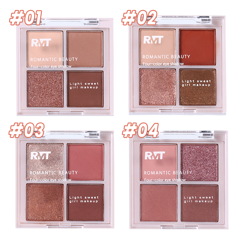 Romantic Beauty Czterokolorowa – Beauty Makeup Eyeshadow Palette recenzja i cena